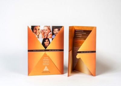 Folder with Step Sheets for The Center for Dermatology Care