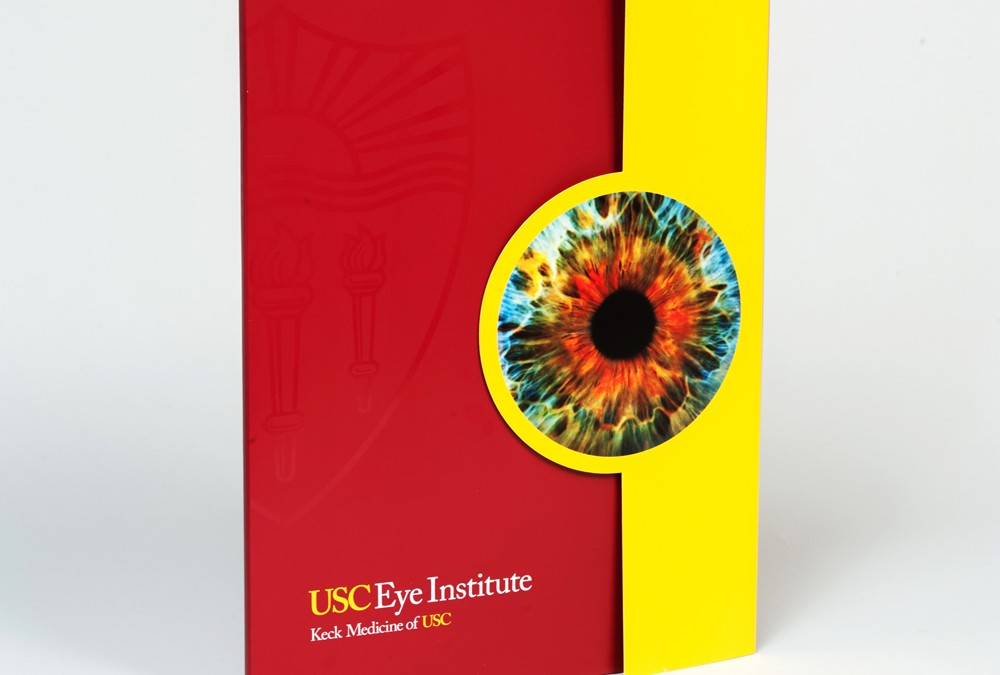 Custom Presentation Folder for USC Eye Institute