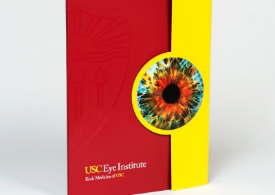 Custom Presentation Folder for USC Eye Institute